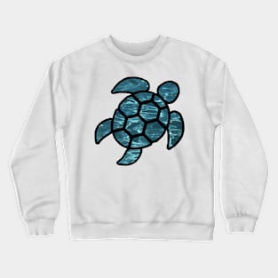 vsco turtle water background Crewneck Sweatshirt